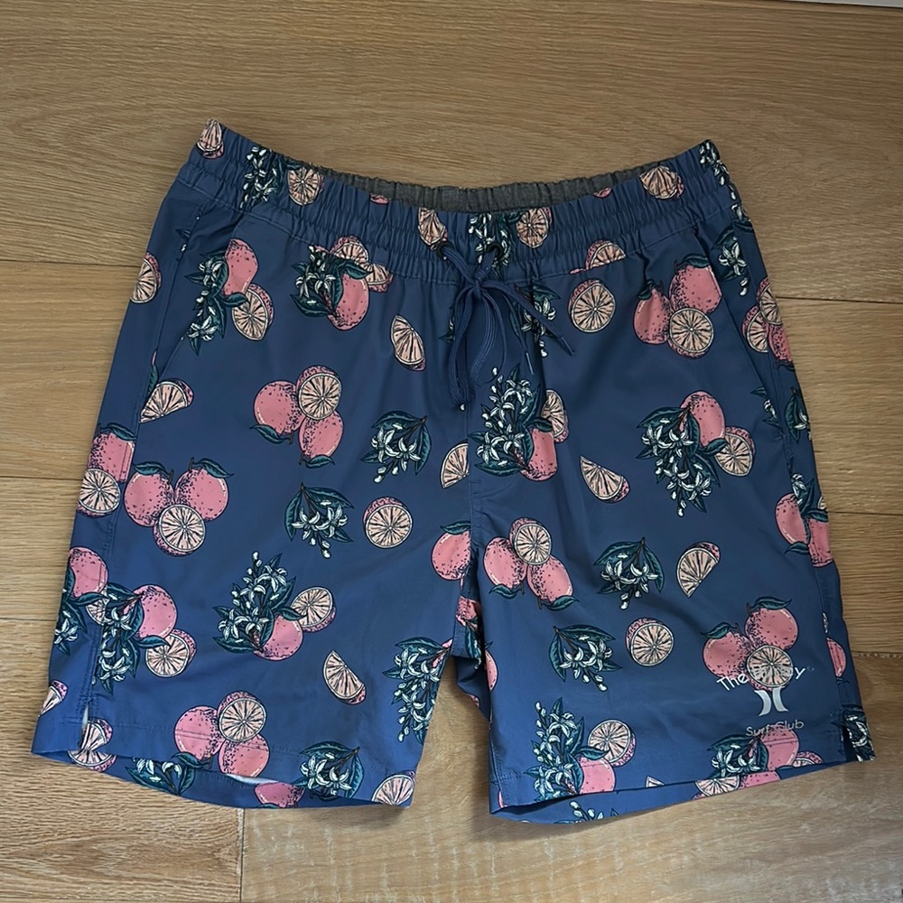 Men's Blue Swim Shorts - The Hurley Surf Club